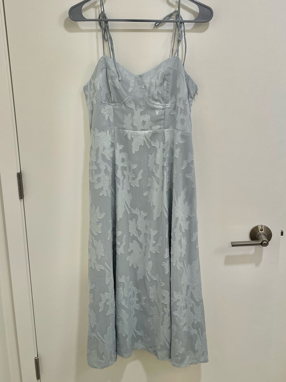 Lulus Tie-Strap Midi Dress, size M